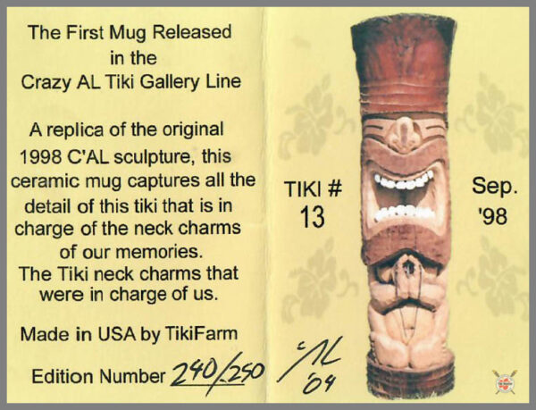 Tiki Mug - Bone Productions - Crazy Al Evans - Keeper of the Charm - LE