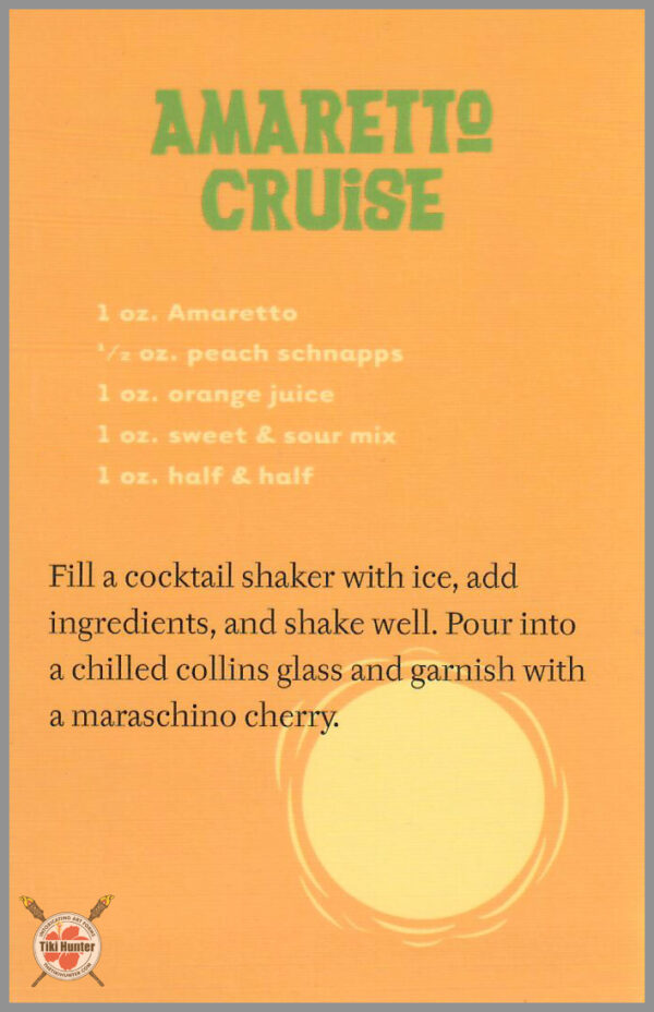 The Art of Shag - Tiki Drink - Recipe Card #A2