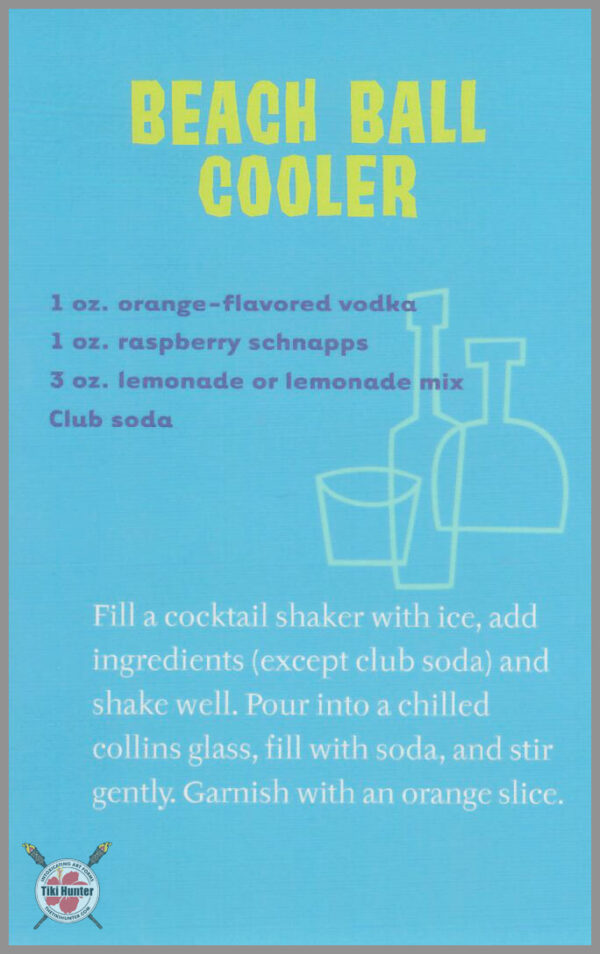 The Art of Shag - Tiki Drink - Recipe Card #A9