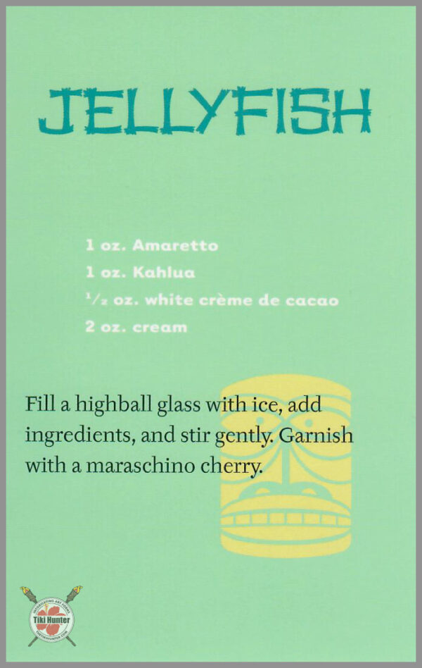 The Art of Shag - Tiki Drink - Recipe Card #C5