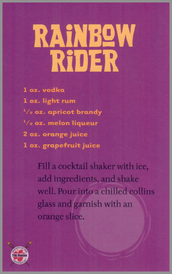 The Art of Shag - Tiki Drink - Recipe Card #D4