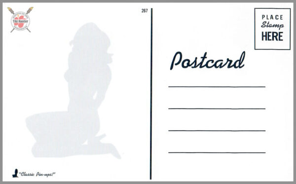 Topless Model - Brunette Series - Postcard Unposted #6