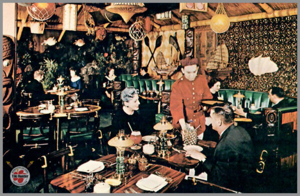 Polynesian Tiki Bar - Kon-Tiki - Postcard Unposted #2