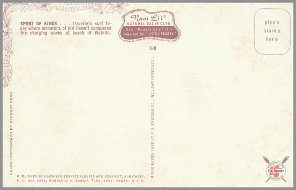 Island Life - Hawaii - Postcard Unposted #7