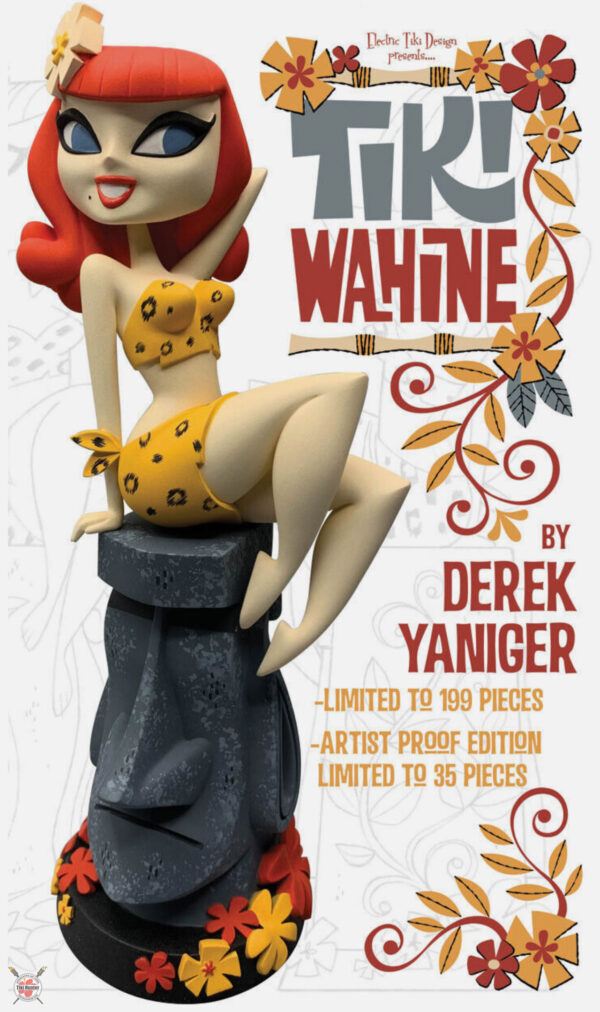 Tiki Wahine - Electric Tiki - Derek Yaniger - LE - Statue