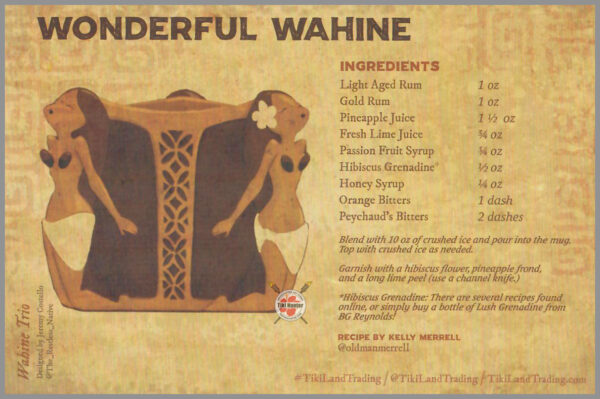 Tiki Bowl - The Restless Native's Wahine Trio - Jeremy Costello - LE
