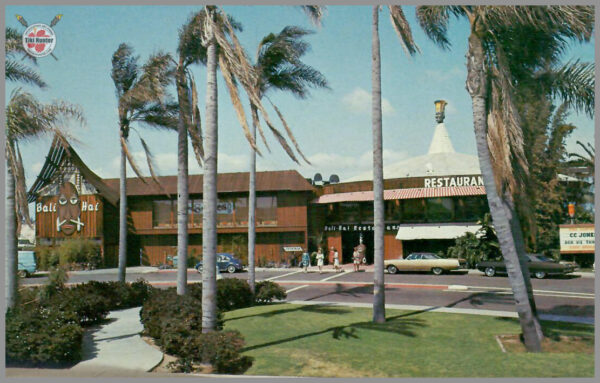 Polynesian Tiki Bar - Bali Hai - Postcard Unposted #2