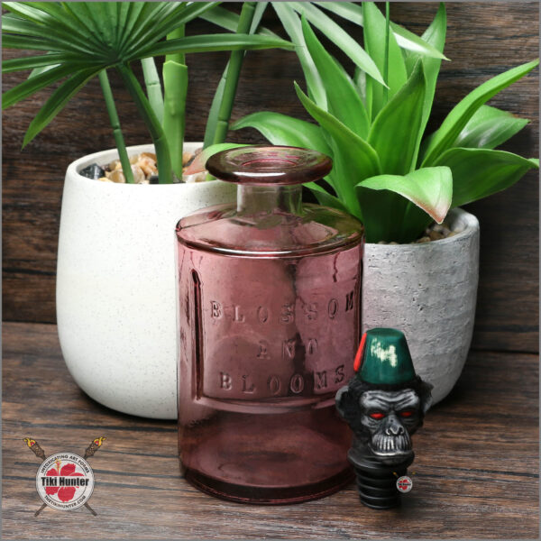Tiki Decanter - Kin Pottery - Russian Monkey - Fez - Two-Tone