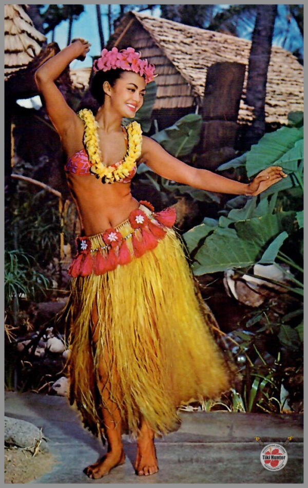 Polynesian Tiki Bar - Don The Beachcomber - Postcard Unposted #7