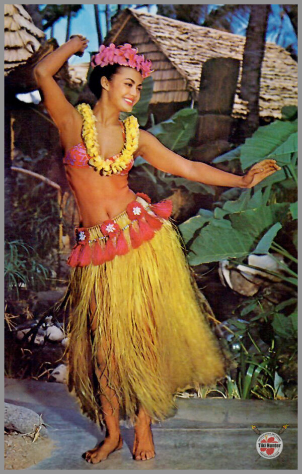 Polynesian Tiki Bar - Don The Beachcomber - Postcard Unposted #8