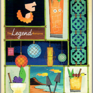 Polynesian Tiki Bar - Don The Beachcomber - Postcard Unposted #B2