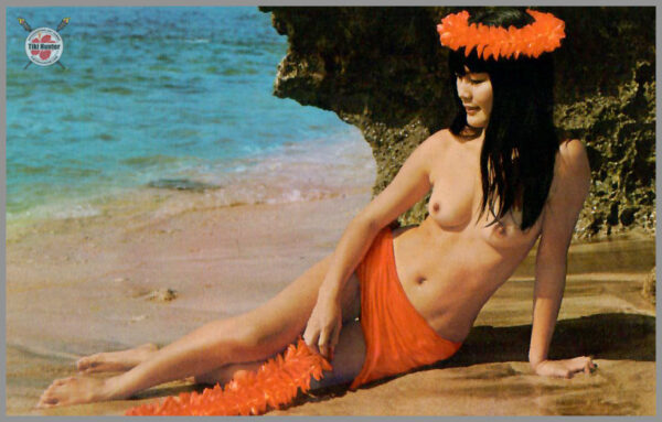 Topless Island Girl - Oahu Series - Postcard Unposted #5