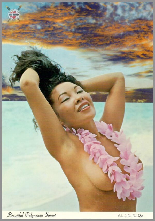 Topless Island Girl - Oahu Series - Postcard Unposted #6