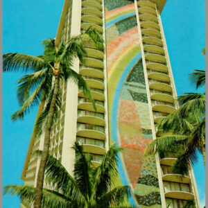 Polynesian Tiki Resort - Hilton Hawaiian Village - Postcard Unposted #1