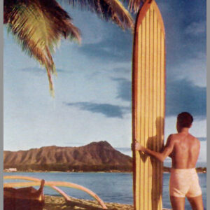 Polynesian Travel - United Airlines - Hawaii - Postcard Unposted #2