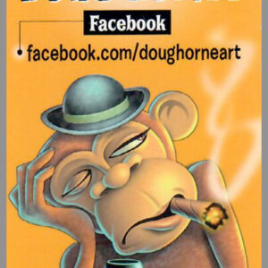 he Art of Doug Horne - Swamp Fire Lounge - Tiki Ad Card #1